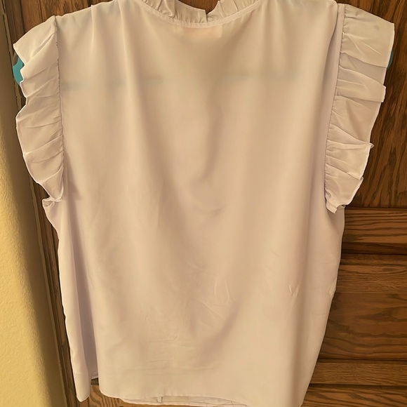 Tory Burch Silk Top + Skirt Set EUC Size 14 Skirt + 12 Top - Picture 16 of 16